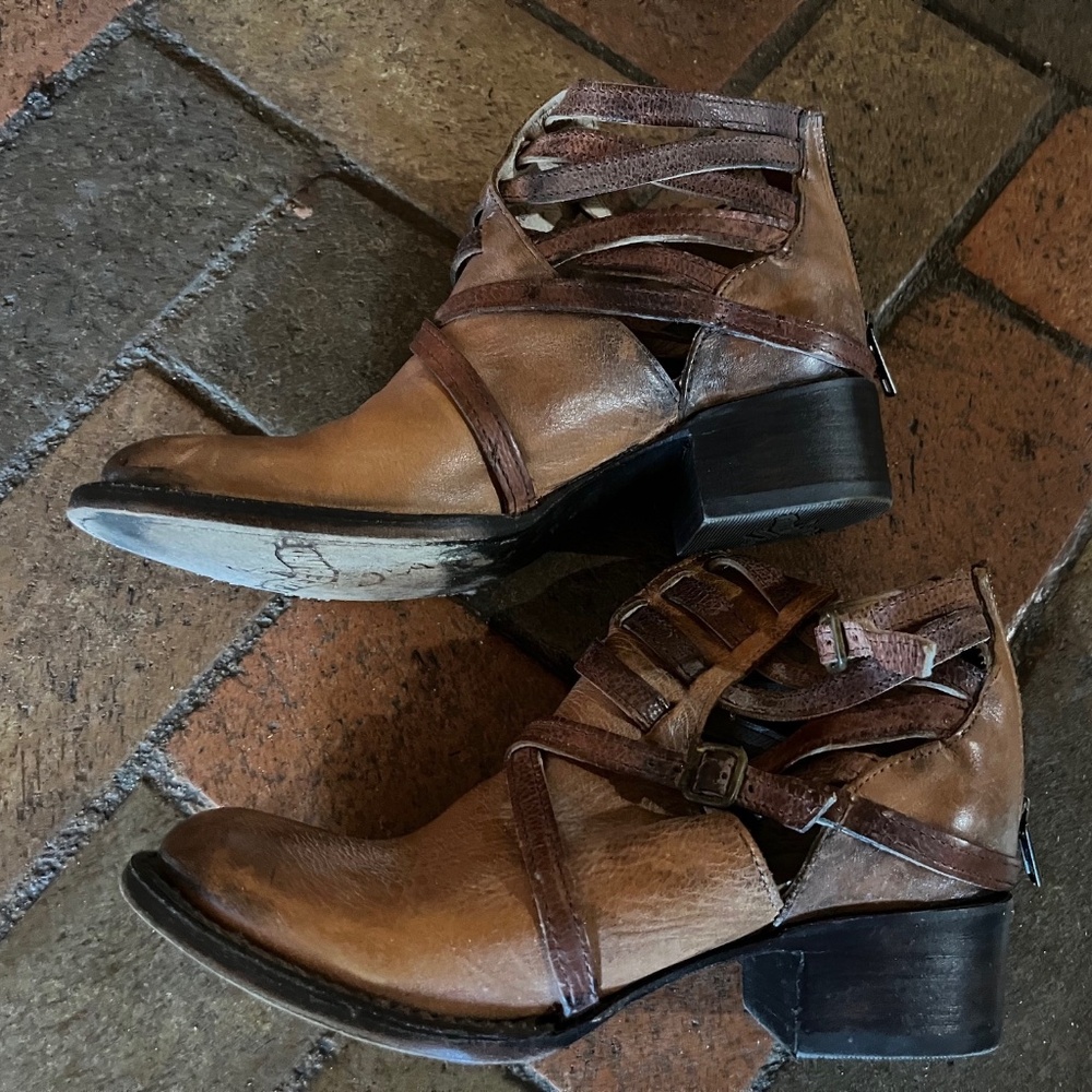 Freebird by Steven Leather Stair Booties